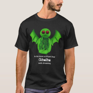 Camiseta Cthulhu Espera TShirt Sonhando