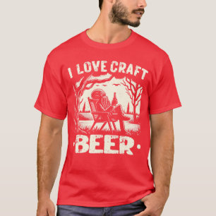 Camiseta Cthulhu Eu Amo Cerveja Artesanal Horror Cósmico Ce