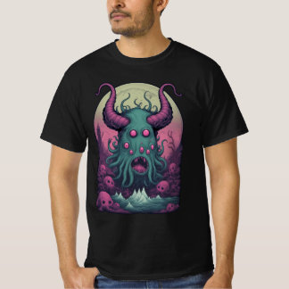 Camiseta Cthulhu Ilusão da Loucura do horror - Muitos olhos