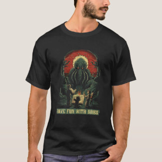 Camiseta Cthulhu Necronomicon Citando Horror Cósmico Cthulh