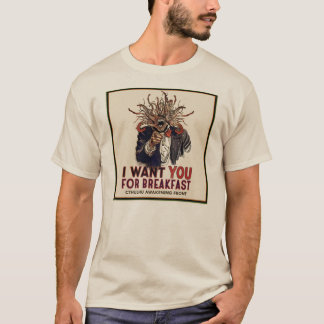 Camiseta Cthulhu que desperta a parte dianteira