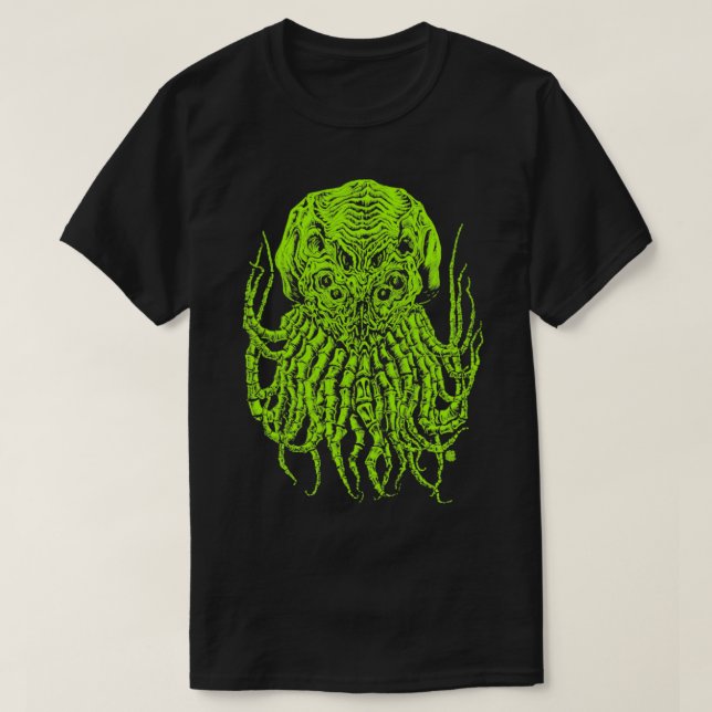 Camiseta Cthulhu Skull (Frente do Design)