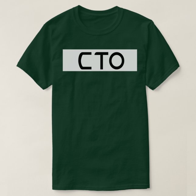 CAMISETA CTO PRETO T (Frente do Design)