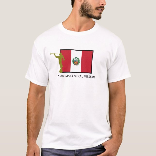 CAMISETA CTR DA MISSÃO LDS DOS CENTRO DE PERU LIMA (Frente)