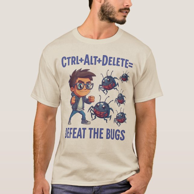 Camiseta Ctrl + Alt + Delete (Frente)