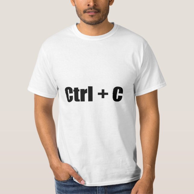 CAMISETA CTRL + C (Frente)