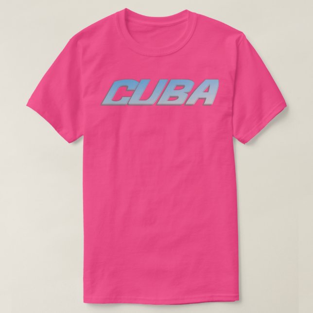 Camiseta Cuba (Frente do Design)
