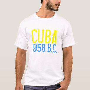 Camiseta CUBA 1958, (antes do castro)