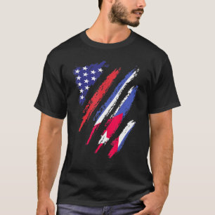 Camiseta Cuba American Grown Flag USA Patriot Heritage Mont