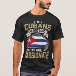 Camiseta Cuba: Bandeira Passiva Cubanos Meninas e Mulheres