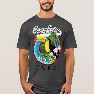 Camiseta Cuba Cayo Jutas viagem