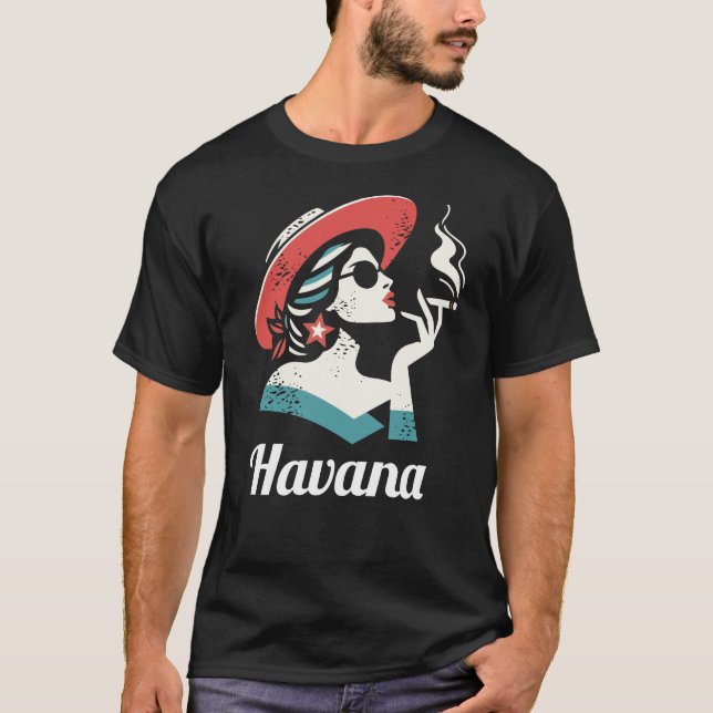 Camiseta Cuba Country com uma bela design (Frente)