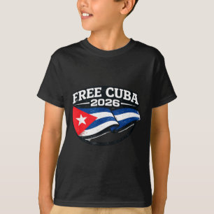 Camiseta Cuba Cuba Livre Doutrina Donroe Ilustração
