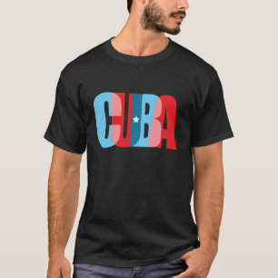 Camiseta CUBA - design textual na moda