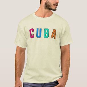 Camiseta Cuba, eu amo Cuba