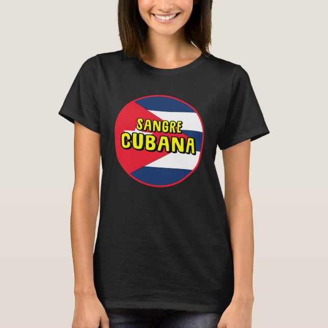 Camiseta Cuba flag Cuban blood Cuba holiday Cuba fan Cuba (Frente)