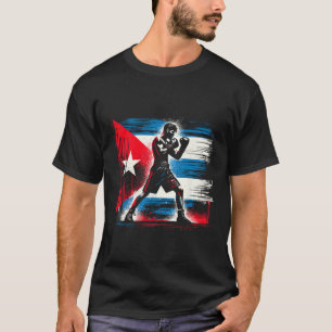Camiseta Cuba Independência Patrimônio da Bandeira Cubana O
