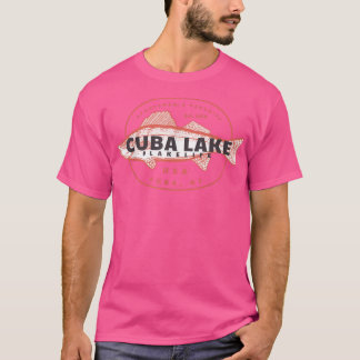 Camiseta Cuba Lago Nova York NY Lakelife Pesca Arando