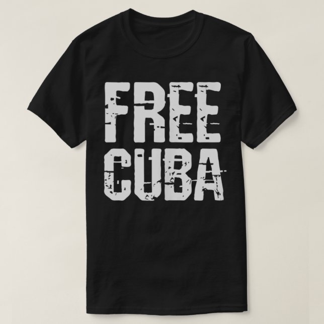 Camiseta Cuba livre (Frente do Design)