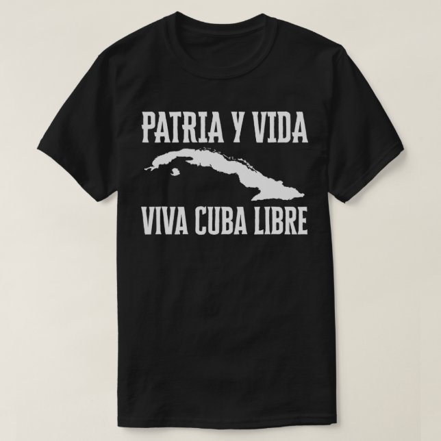 Camiseta Cuba livre (Frente do Design)