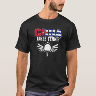Camiseta Cuba Mesa Tênis Cubano Ping Pong Apoiador por espo