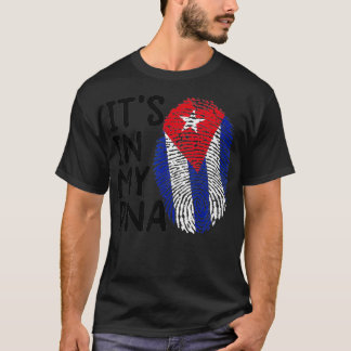camiseta cuba mulheres Bandeira cubana está no meu