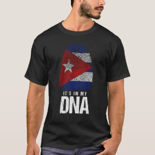 Camiseta Cuba Nascer DNA Bandeira Cubana Havana
