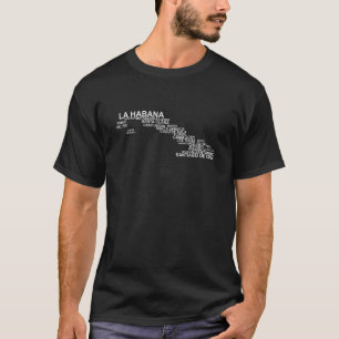 Camiseta Cuba Outline, Cuba Viagem, Orgulho Cubano, Orgulho