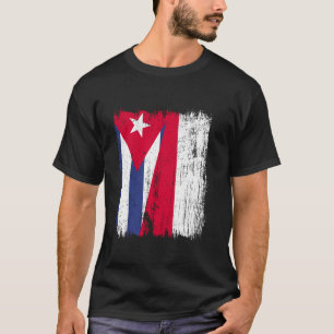 Camiseta Cuba Polônia Half Flag Ancestralidade Polonesa Cub