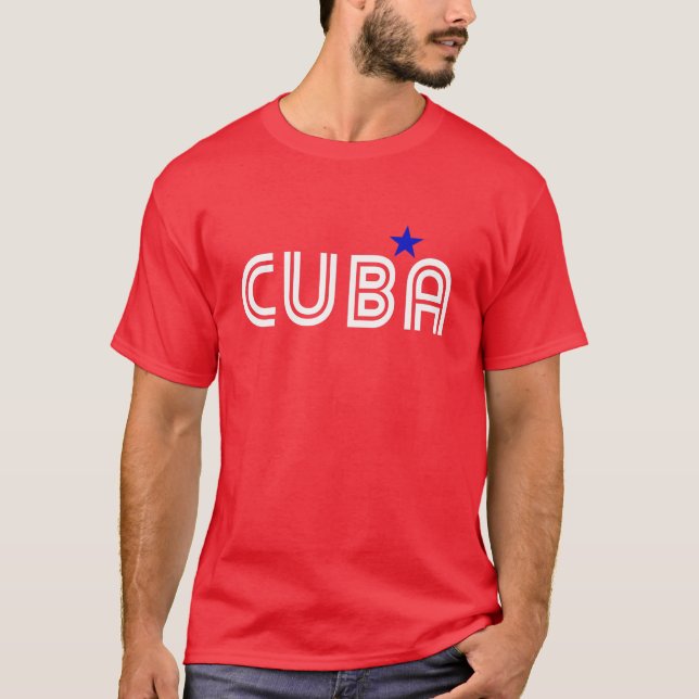 Camiseta Cuba Retro (Frente)