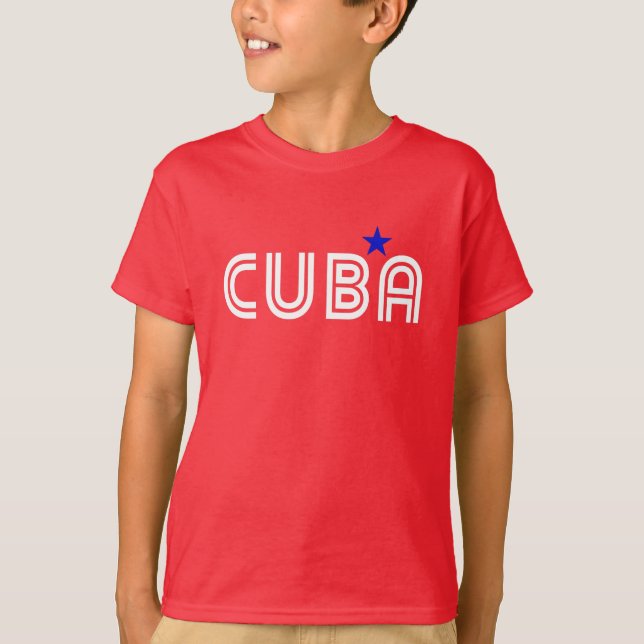 Camiseta Cuba Retro T-Shirt (Frente)