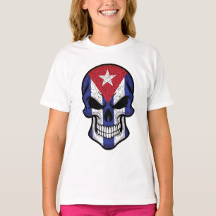 Camiseta Cuba Sorrindo Sinalizador do Crânio