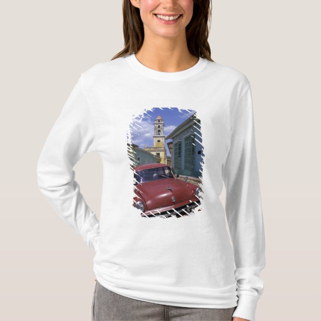 Camiseta Cuba, velha aldeia colonial de Trinidade. (Frente)