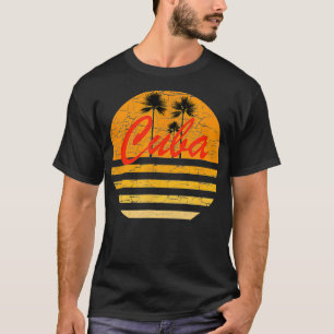 Camiseta Cuba Vintage Retro 70s Surf de retorno