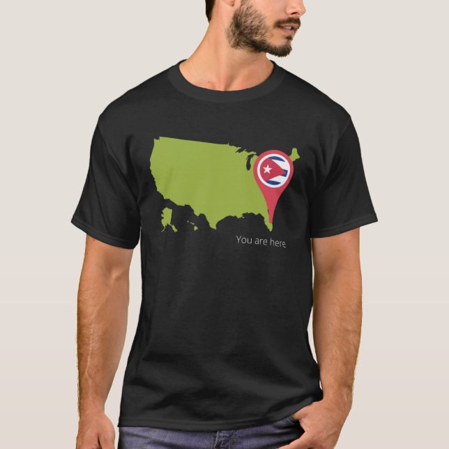 Camiseta Cuba You are Her USA Cuban Pride 305 Miami Florida (Frente)