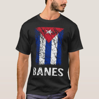 Camiseta Cuban Flag Banes Cuban Pride