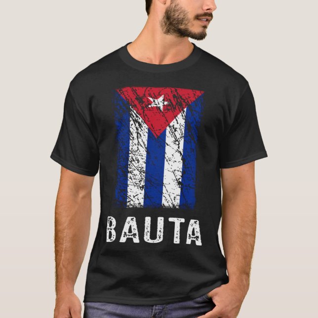 Camiseta Cuban Flag Bauta Cuban Pride (Frente)
