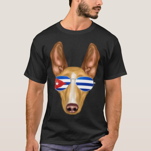Camiseta Cuban Flag Cirnechi dellu2019Etna Dog Cuba Pocket (Frente)