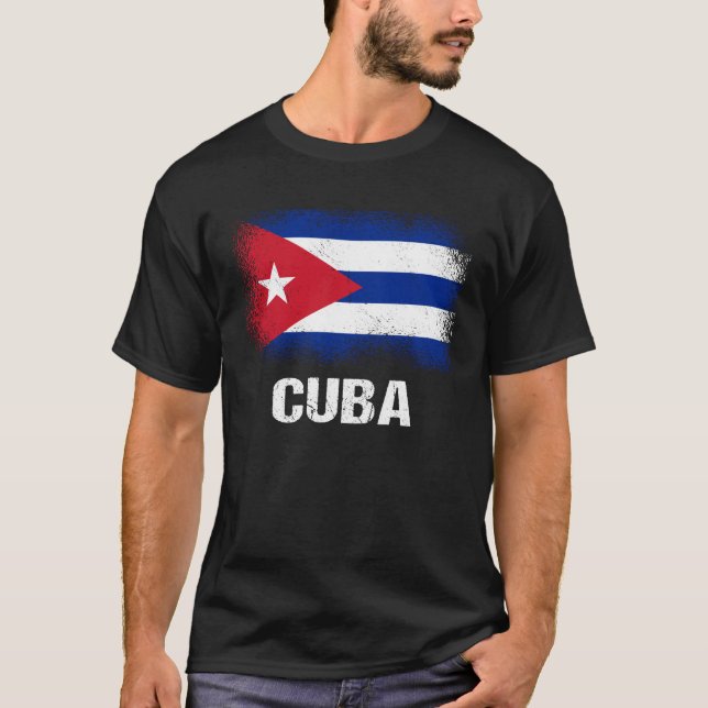 Camiseta Cuban Flag Cuba 1 (Frente)