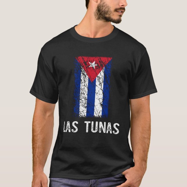 Camiseta Cuban Flag Las Tunas Cuban Pride (Frente)