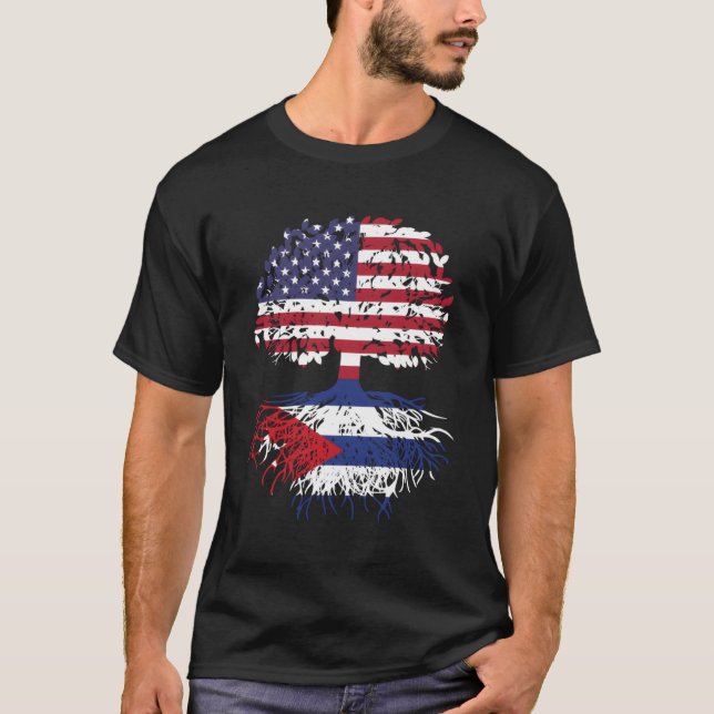 Camiseta Cubana Raiz Cuba é o ladrão do Patrimônio Nacional (Frente)