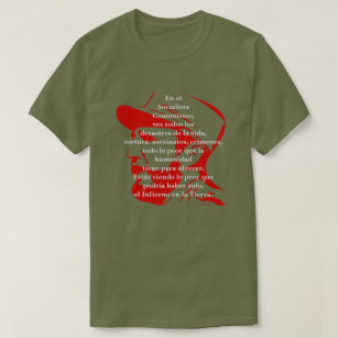 Camiseta Cubano, Socialista y Comunismo