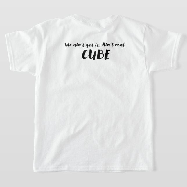 Camiseta cube tee 3 (Postura das costas)