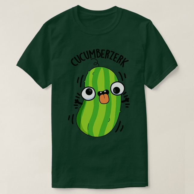 Camiseta Cuberzerk Funny Berzerk Veggie Cuber Pun 1 (Frente do Design)