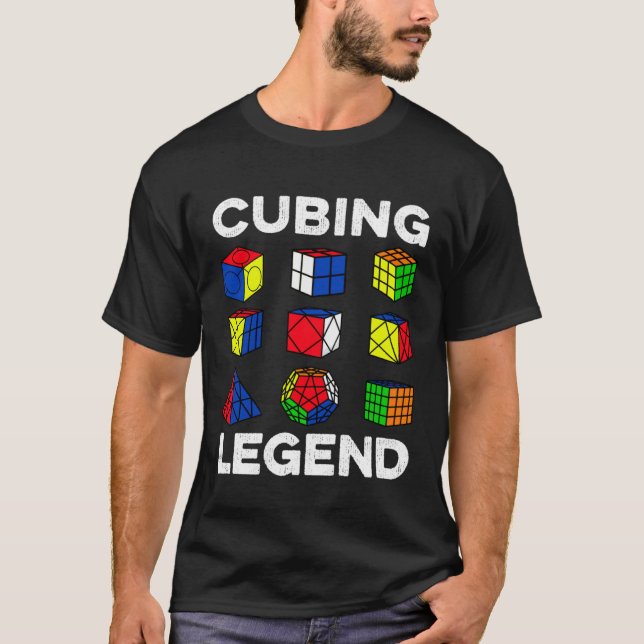 Camiseta Cubing Legend Speedcubing Speedsolving Cuber (Frente)