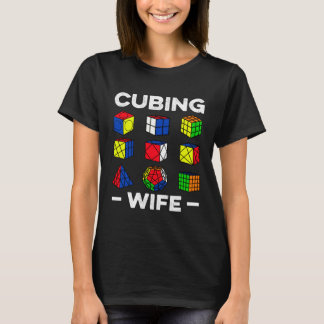 Camiseta Cubing Wife Speedcubing Speedsolving Cuber