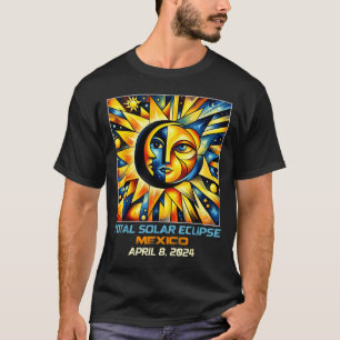 Camiseta Cubismo Eclipse Solar Total México MX