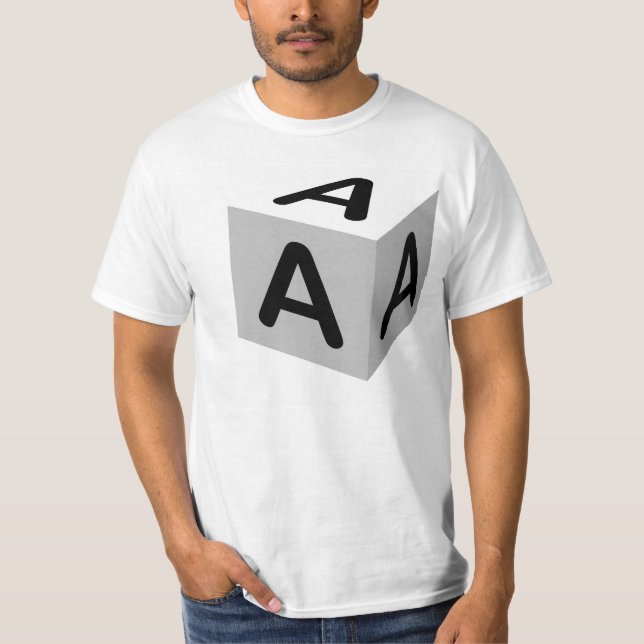 Camiseta "Cubist Charm Tee" (Frente)