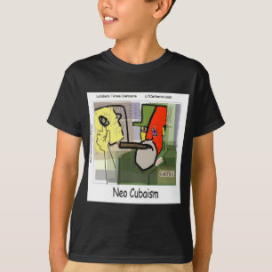 Camiseta Cubista Castro NeoCubismo Engraçado
