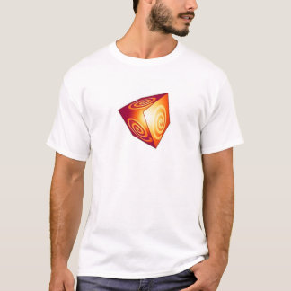 Camiseta Cubo 3D Legal com Design de Redemoinho
